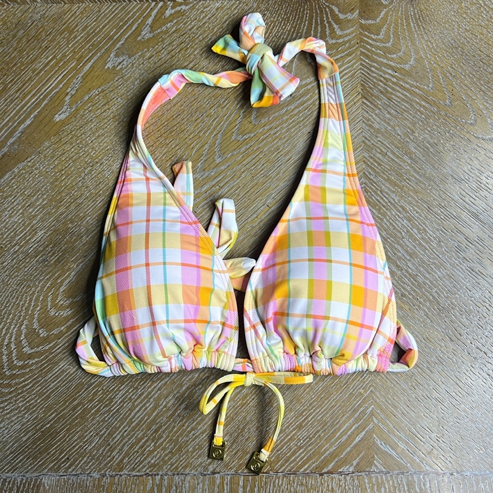 BLEU ROD BEATTIE Halter Triangle Swim Bikini Top 6